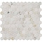 Msi Calacatta Gold Hexagon SAMPLE Polished Marble Mesh-Mounted Mosaic Tile ZOR-MD-0171-SAM - alternate 1